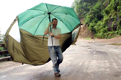 Singing in the rain