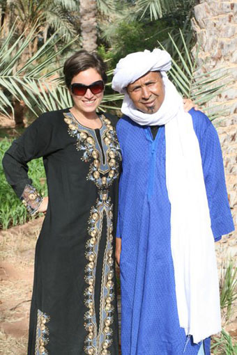 Here I am with our guide, Hamdi