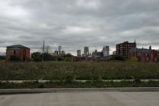 The Detroit City skyline today
