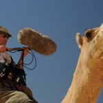 Filming from above in the desert